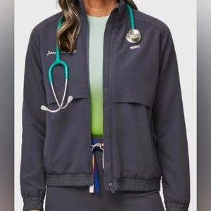 NWT FIGS PRIDE CHARCOAL SYDNEY JACKET